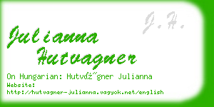julianna hutvagner business card